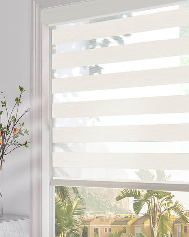 Persilux Corded Zebra Blinds for Windows
