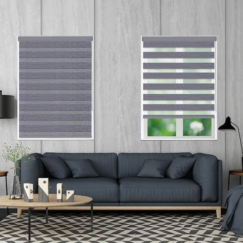 Persilux Corded Zebra Blinds for Windows