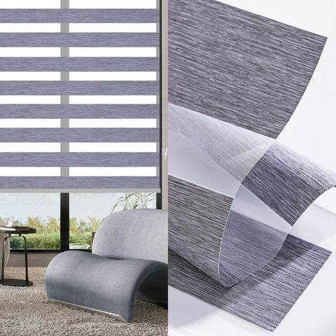 Persilux Corded Zebra Blinds for Windows